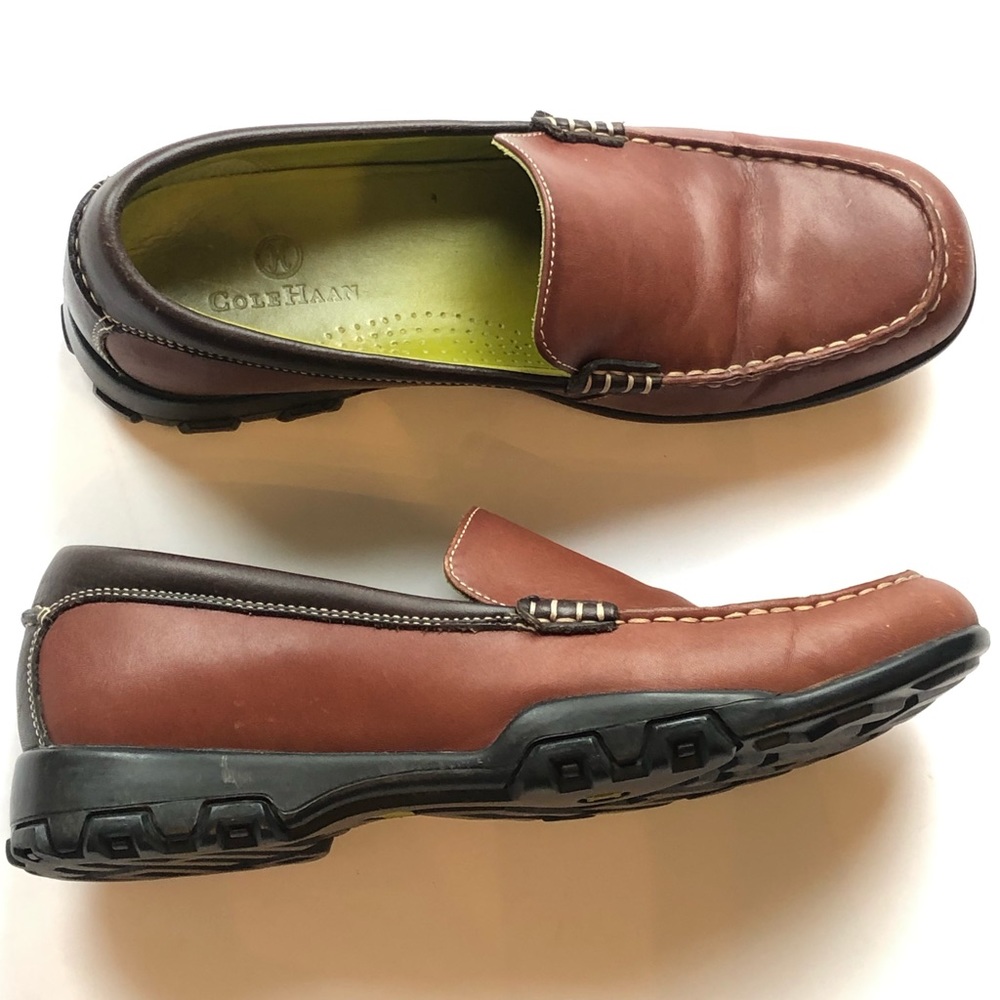 Cole Haan Brown and Black Loafers